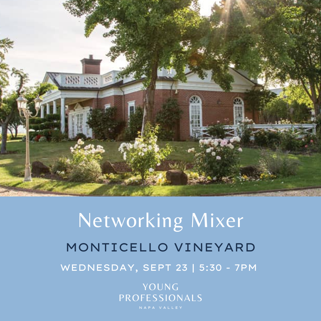 Young Professionals Napa Valley 3 Year Anniversary Networking Mixer at Beringer Vineyards on March 18th 2026